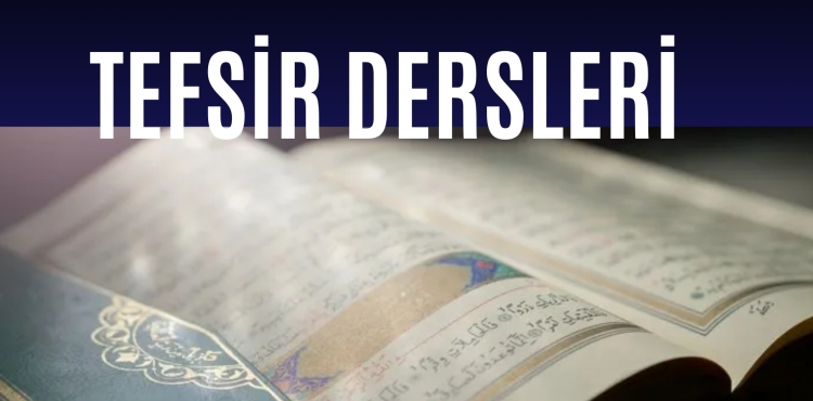 Yedi Kubbe de Tefsir Dersleri - Her Cuma 20:30 da