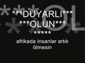 AFRİKADA İNSANLAR ARTIK AÇLIKTAN ÖLMESİN AFRICA DUYARLI OLUN